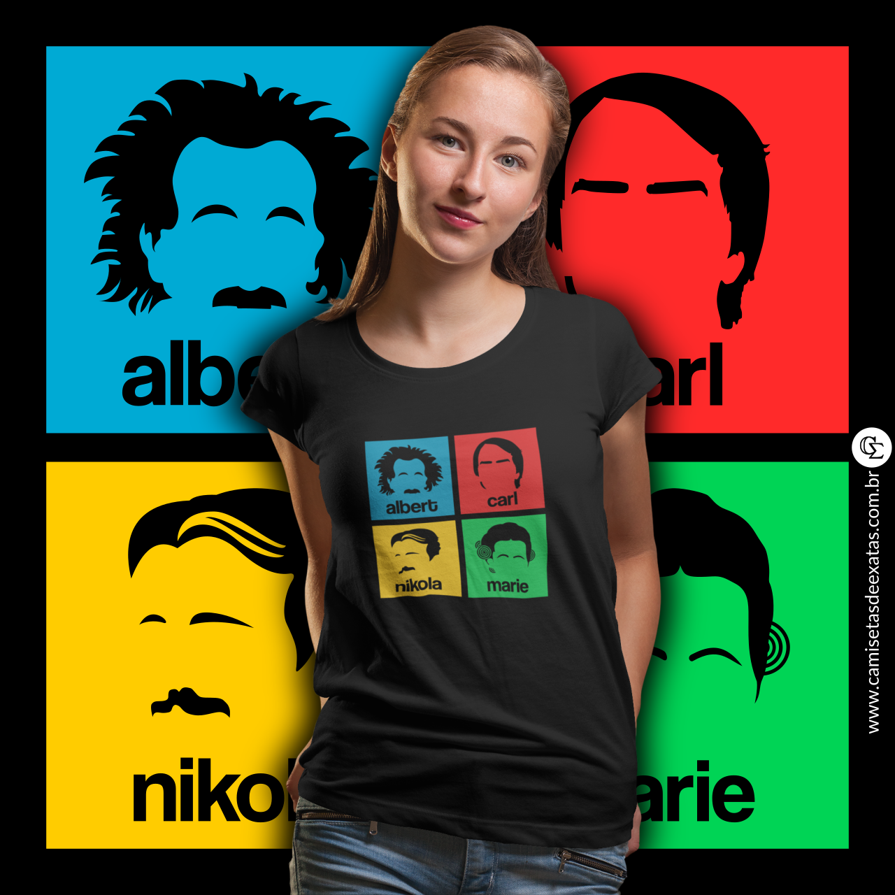 Camiseta Albert Carl Nikola Marie