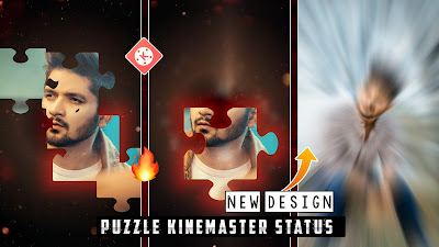 Kinemaster New Design Puzzle Go Down Deh Instagram Reels Viral Video Editing Trending Tutorial