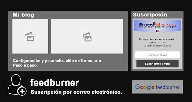 Blogger. Suscripción por correo electrónico. FeedBurner. Configuración y personalización paso a paso.