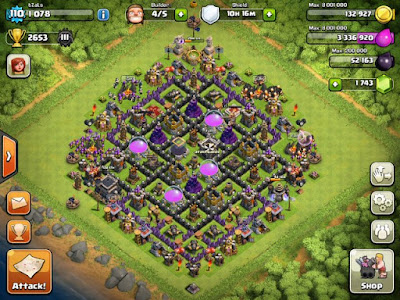 Clash Of Clans MOD APK 8.709.2 Unlimited Gold Elixir Gems