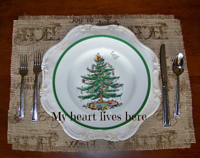  DIY Burlap Placemats