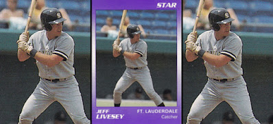 Jeff Livesey 1990 Fort Lauderdale Yankees card