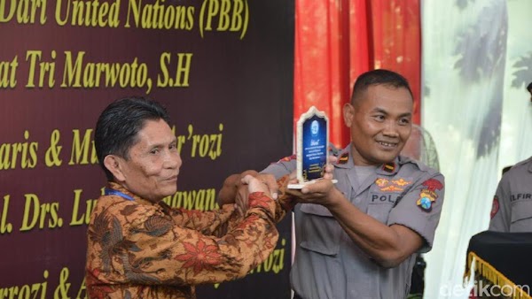 Ipda Rochmat Ternyata dapat Penghargaan Palsu Mengatasnamakan PBB
