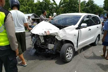Kecelakaan Kereta Api vs Mobil di Nganjuk, Body Mobil Hingga Ringsek