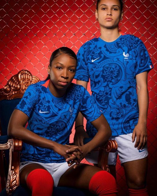 フランス女子代表 2022 ユニフォーム-欧州女子選手権-ホーム