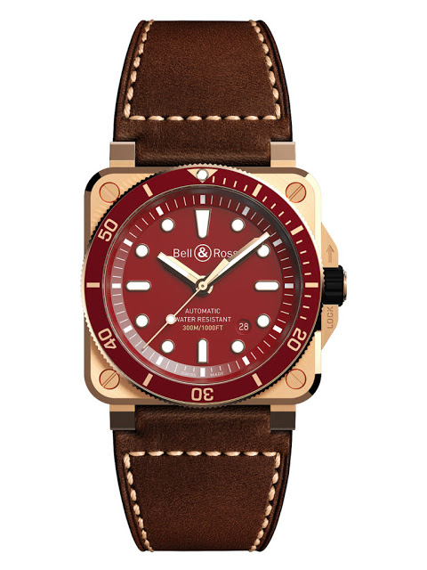 réplica del reloj Bell & Ross BR 03-92 Diver Red Bronze