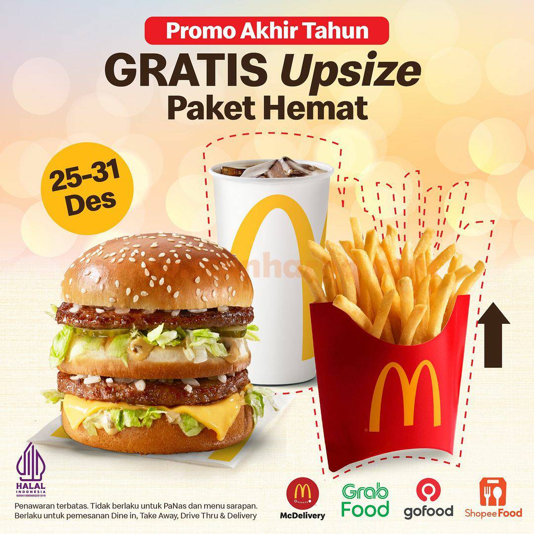 Promo McDonalds Akhir Tahun Periode 25-31 Desember 2023