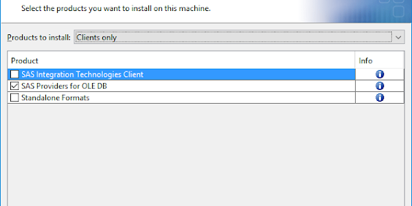 Using SAS as a source in SSIS 