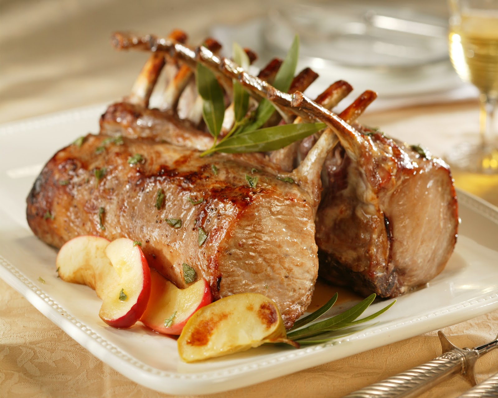 Chef Alli's Farm Fresh Kitchen: Honey and Sage Rack of Roast Pork