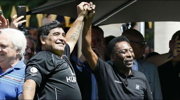 Pelé despidió a Maradona: Algún día patearemos una pelota juntos en el cielo