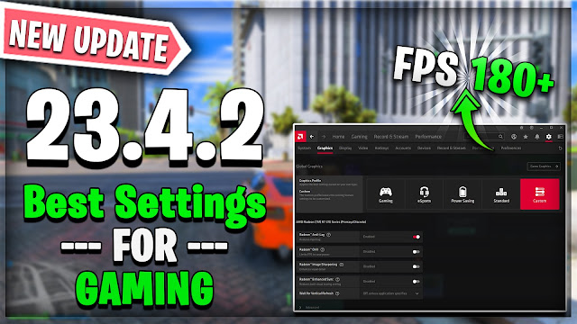 AMD Software: Adrenalin Edition 23.4.2 New Update 23.4.2 Best Settings for Gaming & optimization!