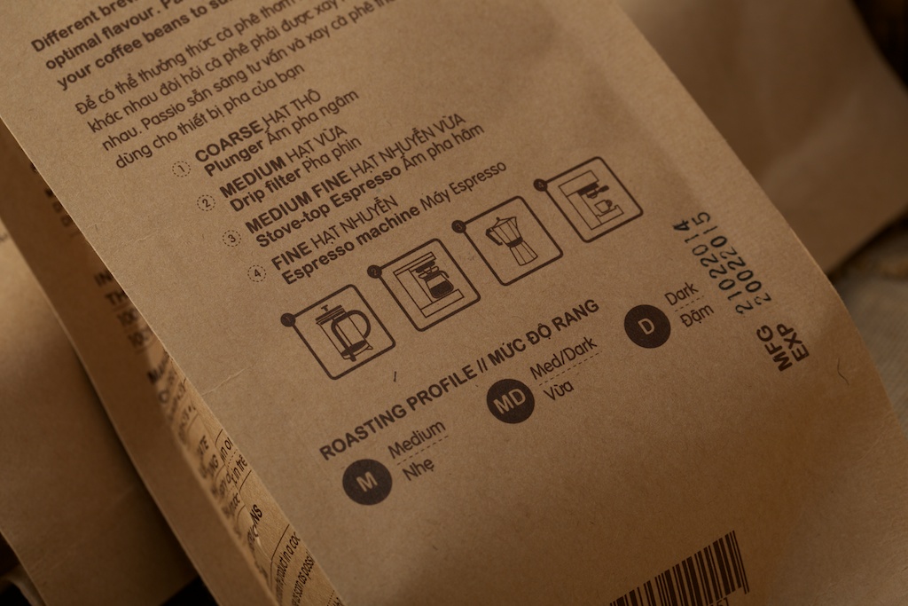 Passio Coffee Beans on Packaging of the World Creative
