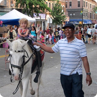 City Girl Rides a Horse