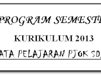 Program Semester K2013 PJOK SD/MI Semester Genap