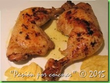 MUSLOS DE POLLO AL HORNO CON PATATAS