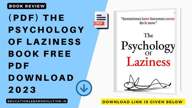 (PDF) The Psychology of Laziness Book Free PDF Download 2023