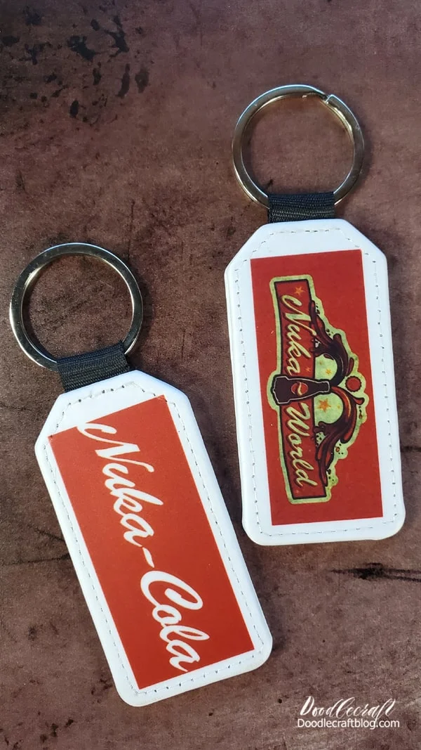 I printed full color images on both sides of the sublimation key chain blank and had no issues with it smearing, ghosting or bleeding through.