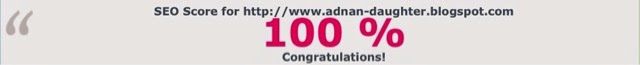 SEO score for http://www.adnan-daughter.blogspot.com