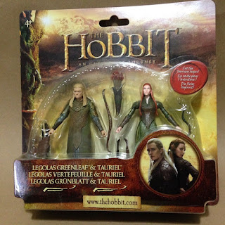 The hobbit legolas greenleaf & tauriel figures twin pack