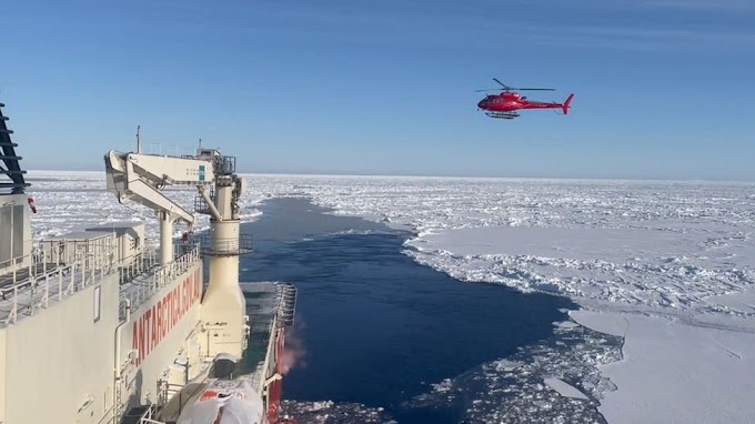 Australiano doente é resgatado de estação remota na Antártida
