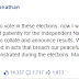 President Jonathan's message to Nigerians as they await election results