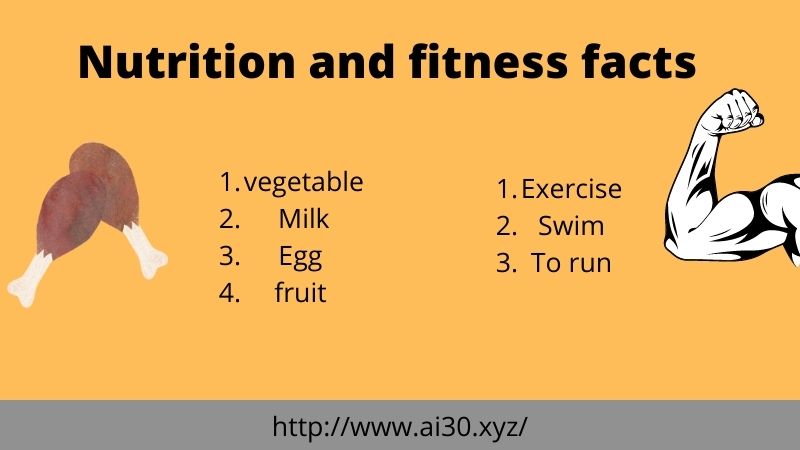 Nutrition and fitness facts
