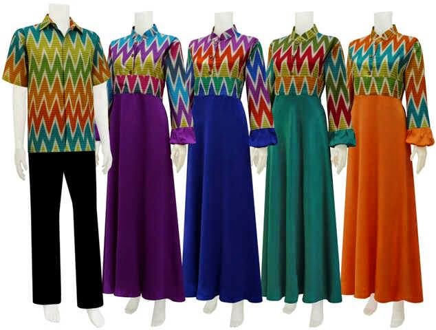  Model Baju Gamis Motif  Rangrang Batik Bagoes Solo