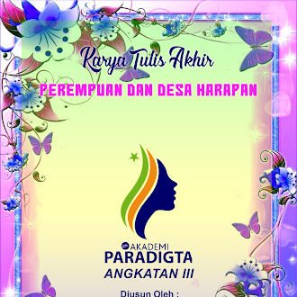 Contoh Cover Karya Tulis Paradigta