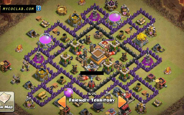 Best War Base For Th8 ANTI DRAG & HOG Rider 2016