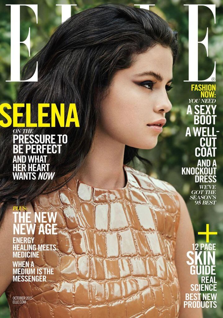 Selena Gomez ELLE Magazine US October 2015 photo shoot