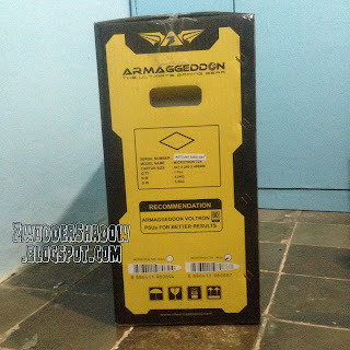 Kardus Armaggeddon Microtron T2X Bagian Samping Kiri