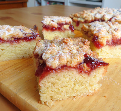 Small Batch Jam Crumble Bars