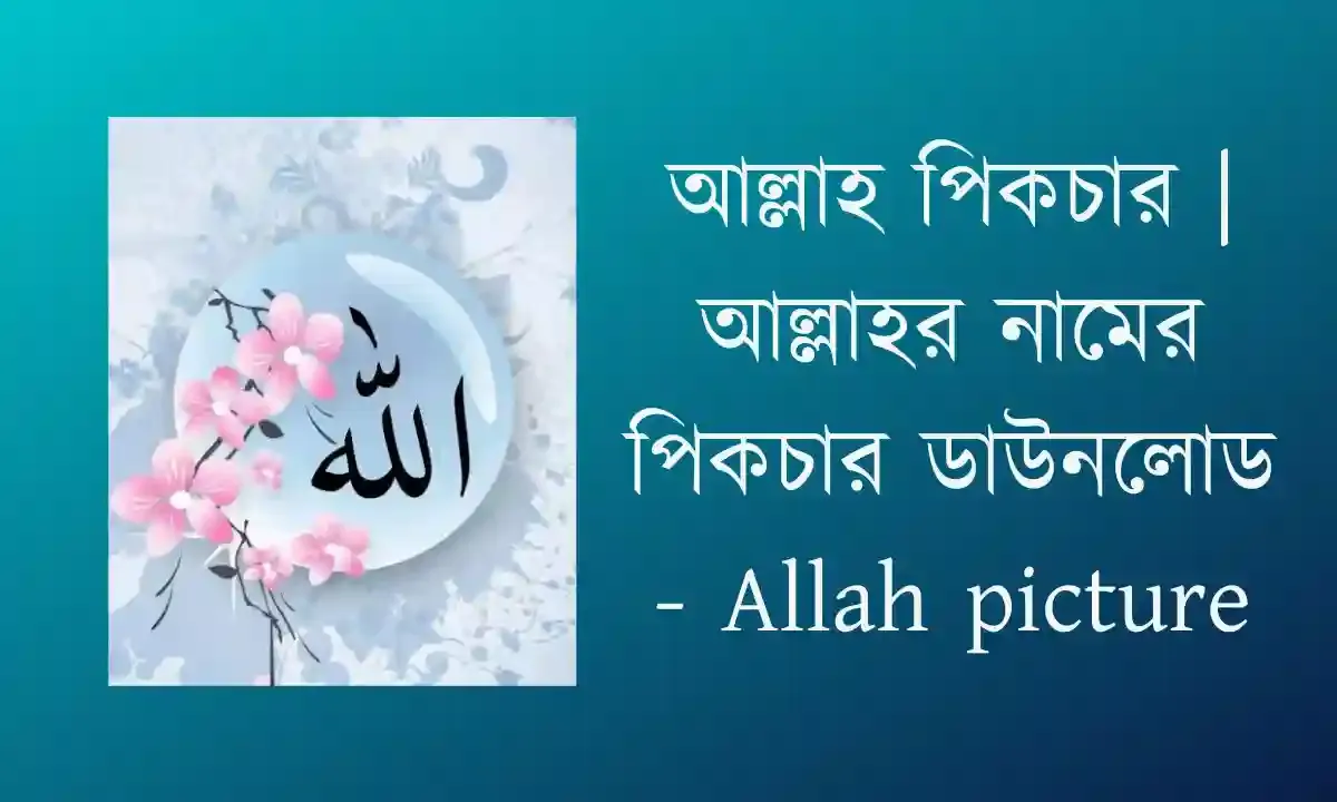 আল্লাহ পিকচার | আল্লাহর নামের পিকচার ডাউনলোড - Allah picture