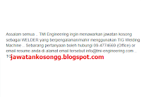 TMI Engineering Kerja Kosong