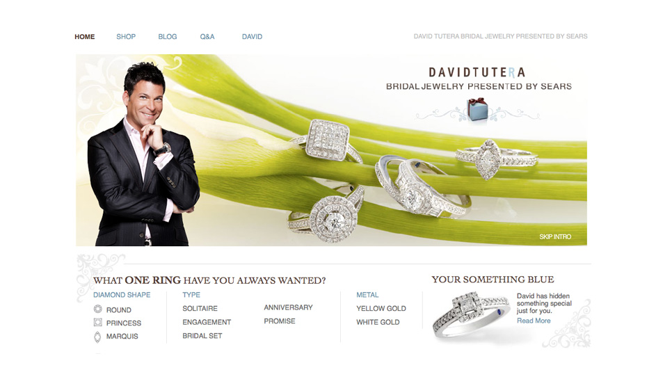 fianc from wedding planning extraordinaire David Tutera on searscom