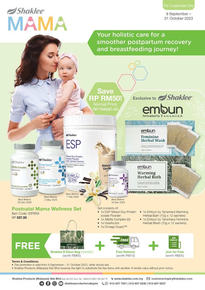 SET POSTNATAL SHAKLEE