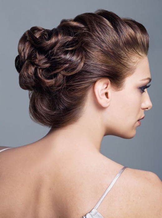 Wedding Updo Hairstyle With Long Hair