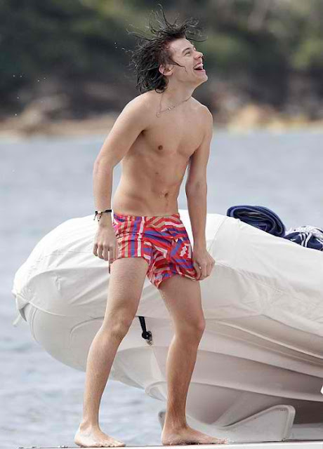 Harry Styles Shirtless