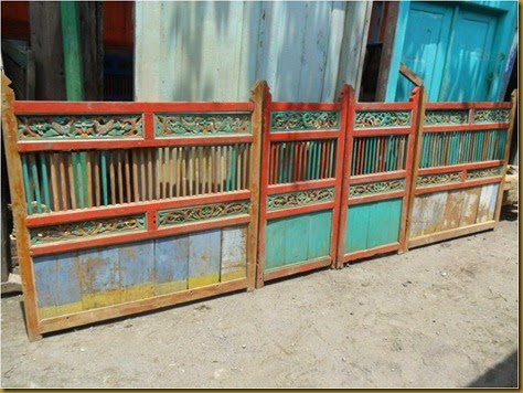 KOLEKSI BARANG ANTIK Pagar Teras Jari Bulat terjual 