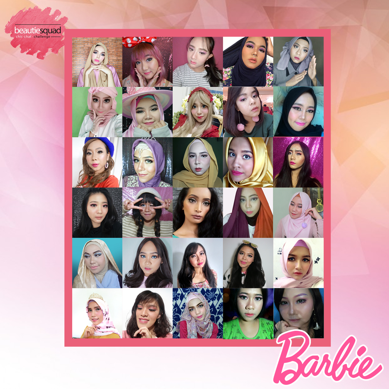 Beautiesquad March Collaboration Barbie Makeup Look Agnesiarezita