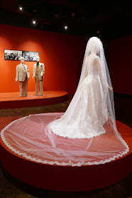 House of Gucci wedding dress veil detail