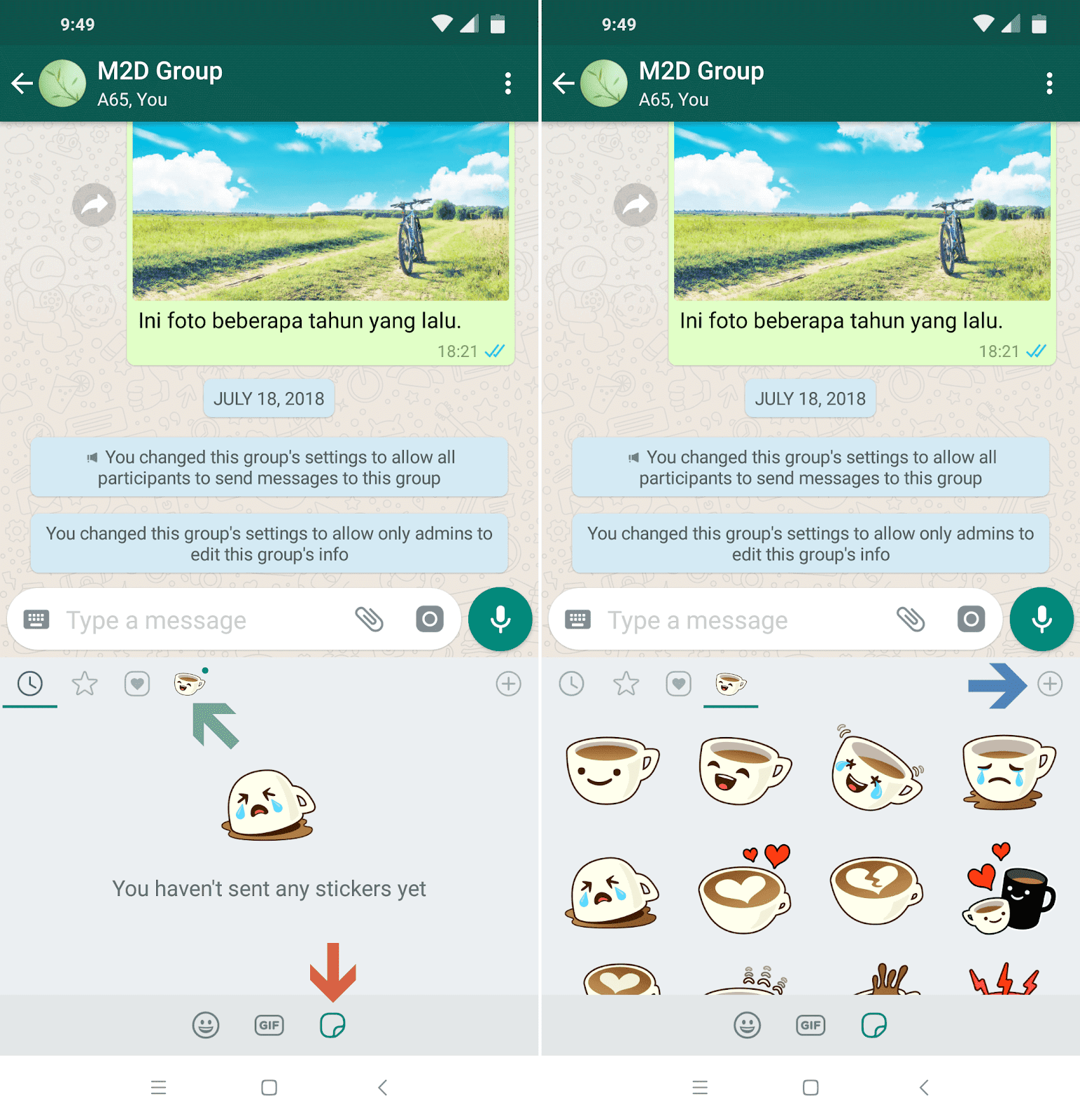 Cara Baru Kirim Sticker Di Chat Whatsapp Memudahkan