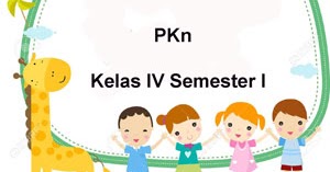  Soal UTS PKn Kelas 4 Semester 1 plus Kunci Jawaban 