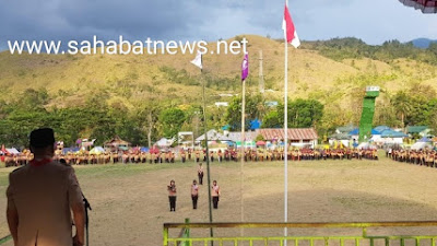 Dibuka Bupati, Ratusan Siswa SD-SMP Antusias Ikut Jambore di Baraka