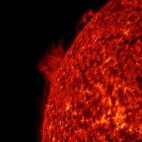 Two Solar Prominences