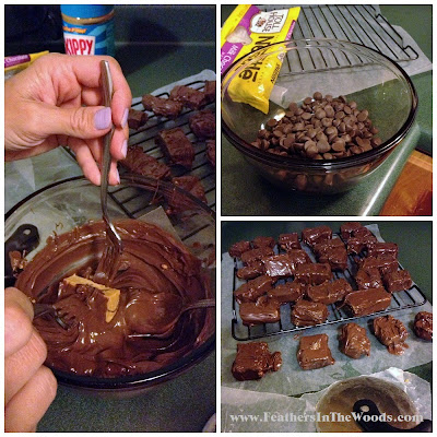 dipping homemade candy