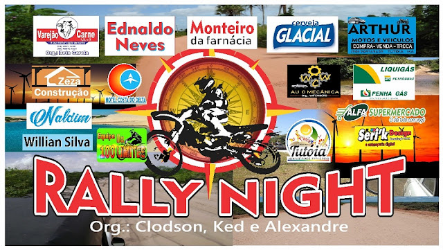 É neste sábado 28/07, o mais tradicional Rally da região, RALLY NIGHT 2018. Participe!!!