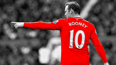 Wayne Rooney with number 10 jersy