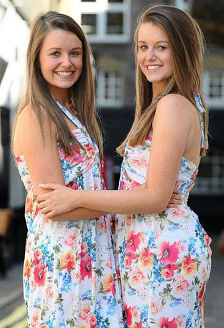 beautiful and sexy twin girls