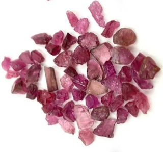 Pink tourmaline Rough Gemstone